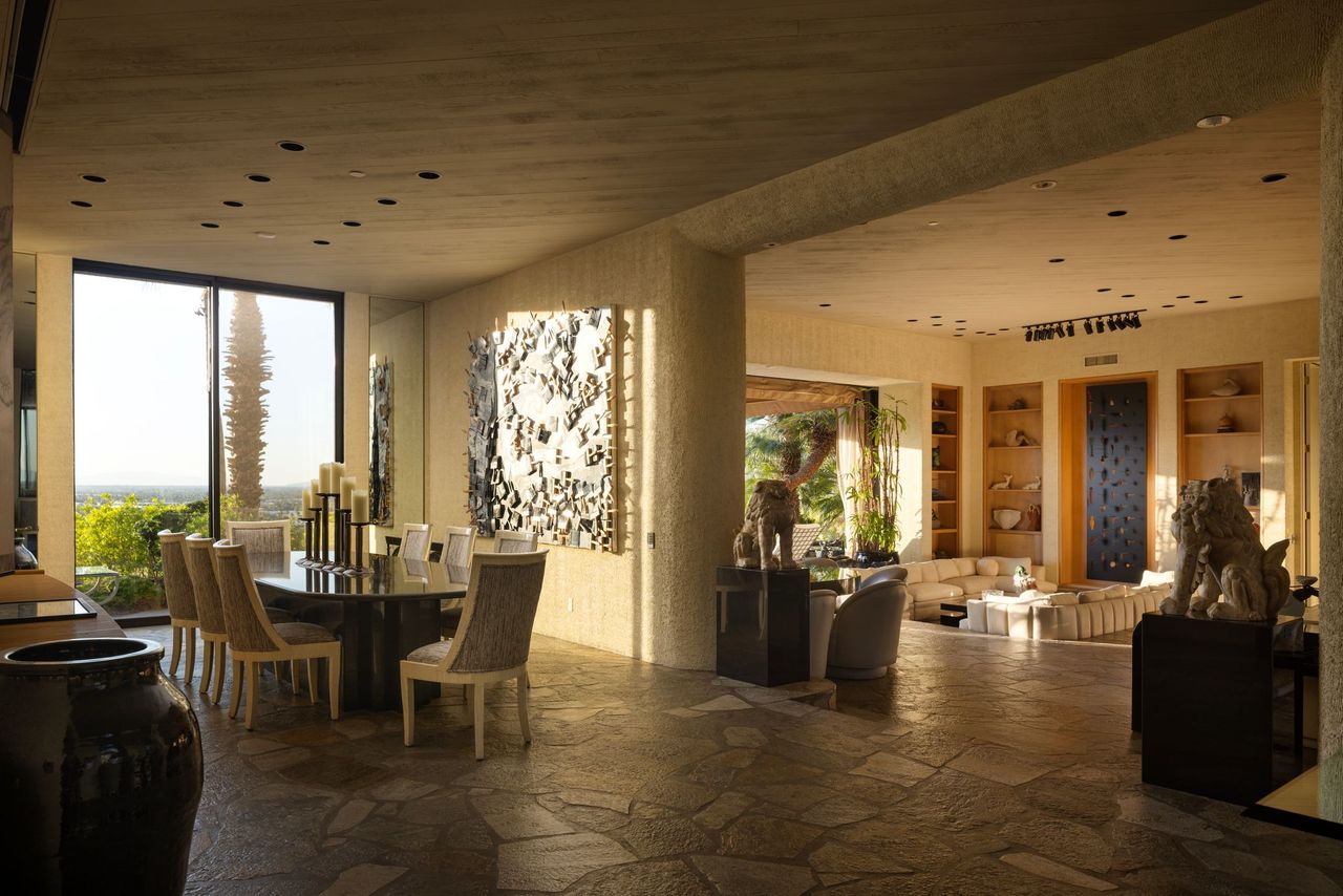 Main residence dining area adjoining the great room